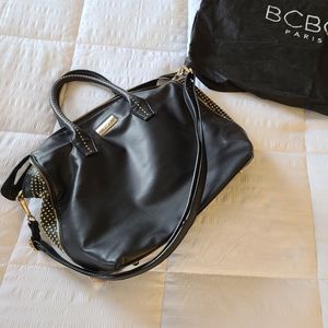 BCBG black satchel